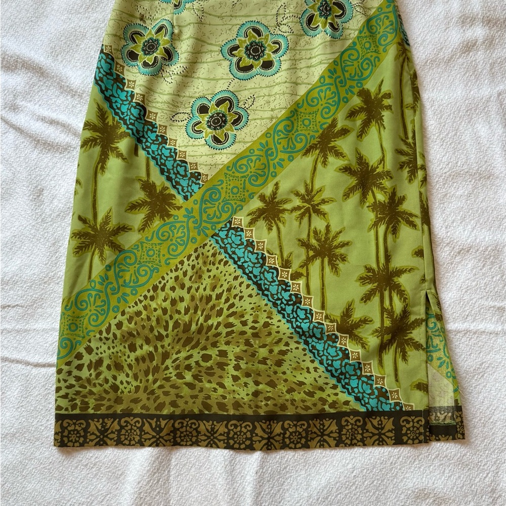 Y2K boho Resort Patchwork Skirt